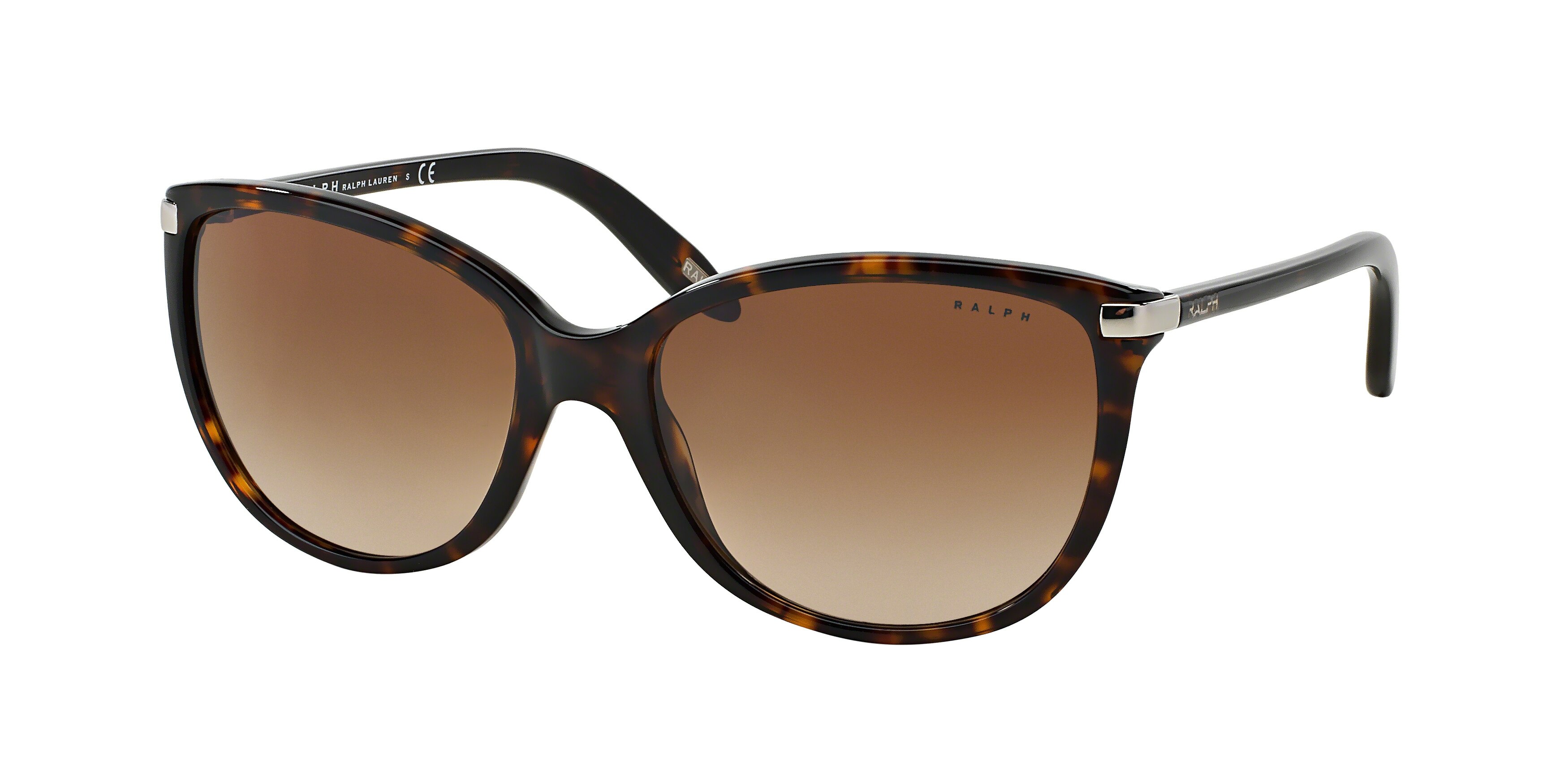 Ralph Lauren Damen RA5160 RA5160 510/13 Sonnenbrillen Acetat SchildkröTe Braun Cat Eye Normal Schattiert-image